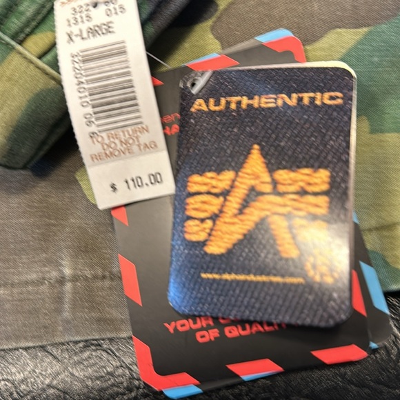 NWT Alpha Men’S Military style field jacket. XL - Picture 4 of 10